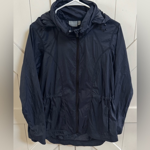 Athleta Jackets & Blazers - Athleta lightweight Distance Jacket Size M Navy Blue